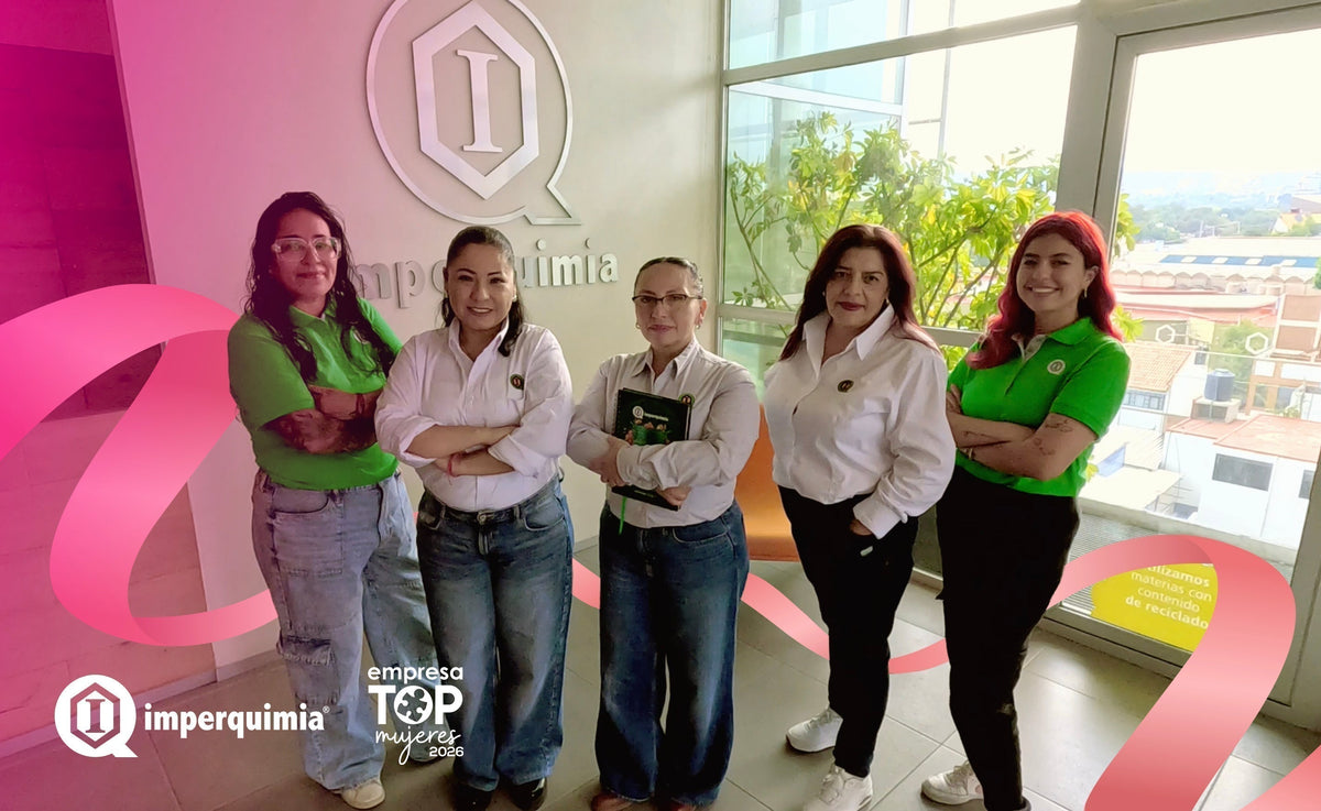 Imperquimia recibe por segundo año consecutivo el reconocimiento como Empresa Top para Mujeres 2026