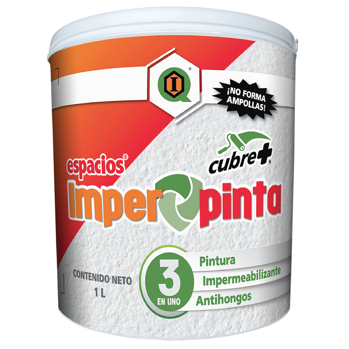 Pintura Vinil Acrílica para Muros ESPACIOS LUMINOX Blanco 200 L