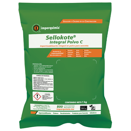 Impermeabilizante Integral para Concreto SELLOKOTE INTEGRAL POLVO C Rosa 20 Kg