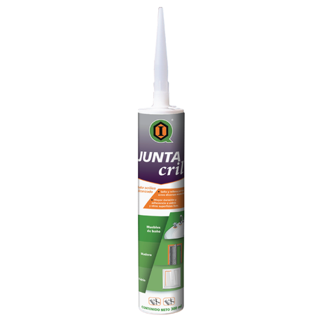 Sellador Elástico en Pasta JUNTACRIL PRO Blanco 600 ml