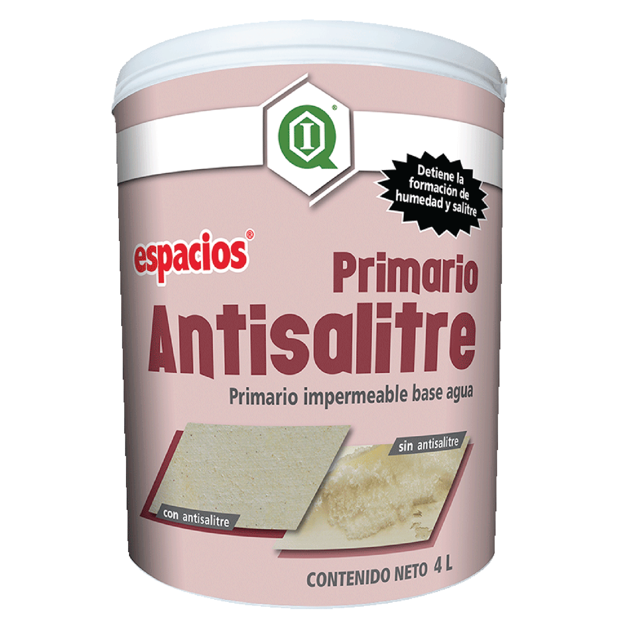 Sellador Antisalitre y Antihumedad ESPACIOS PRIMARIO ANTISALITRE Transparente 1 L