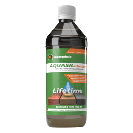 Impermeabilizante Transparente AQUASIL LIFETIME WETLOOK 1 L